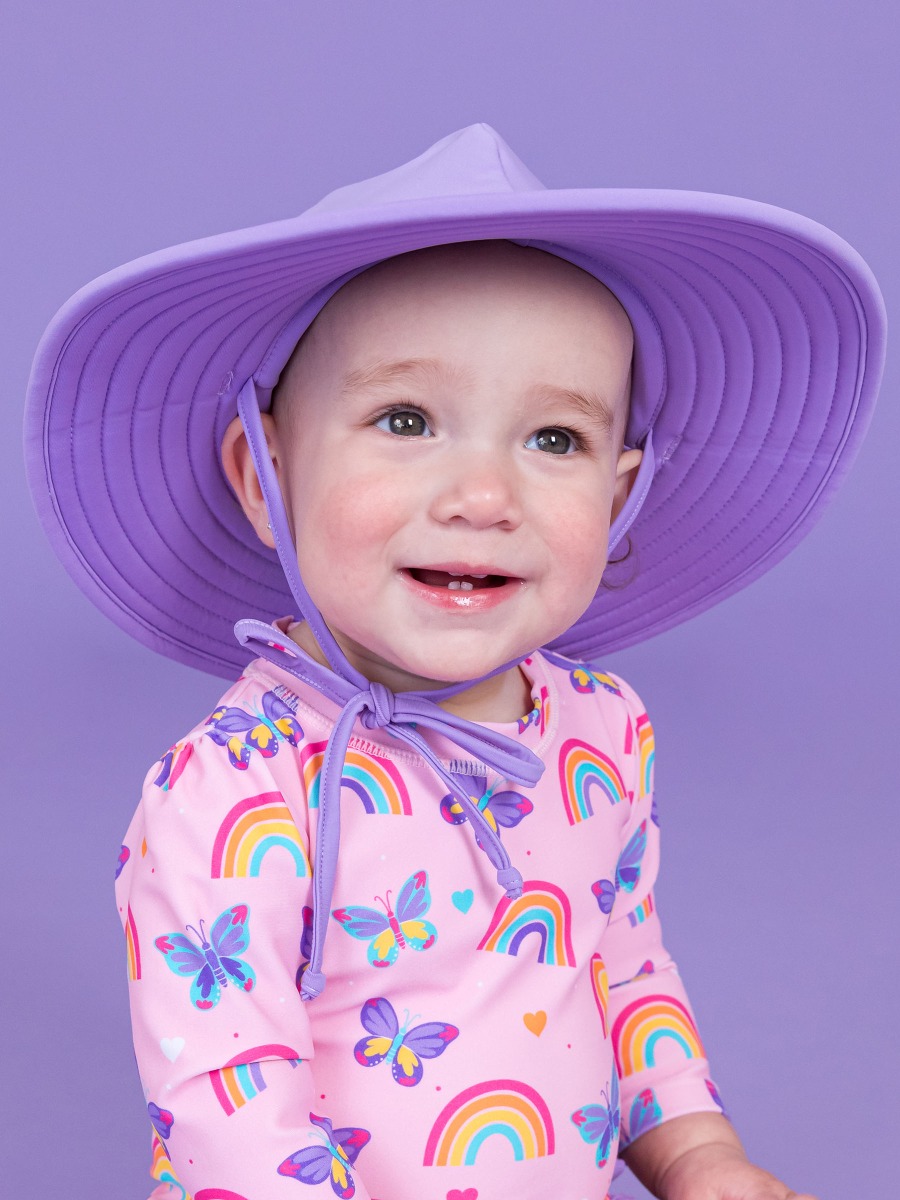 Wisteria Purple Swim Hat