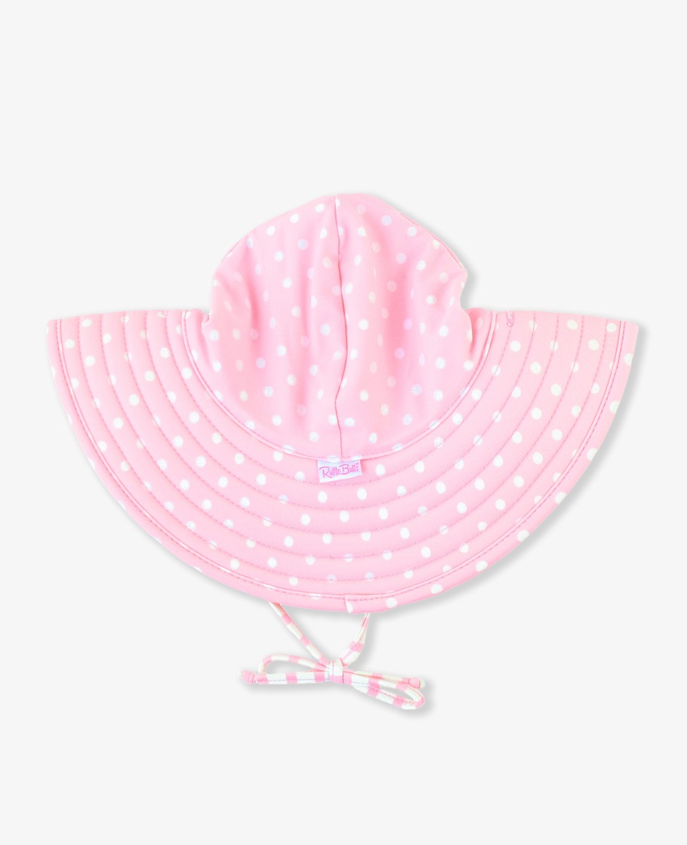 Pink Polka Dot Swim Hat