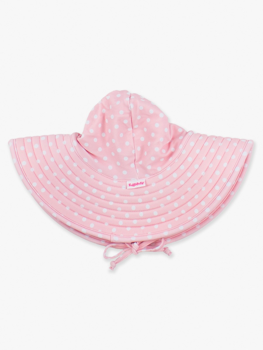 Pink Polka Dot Swim Hat