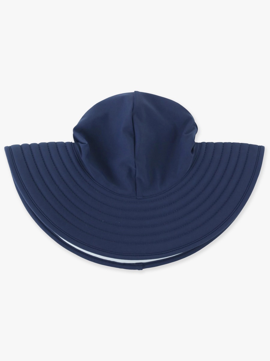 Navy Swim Hat w/ White Lining - 12m-2T