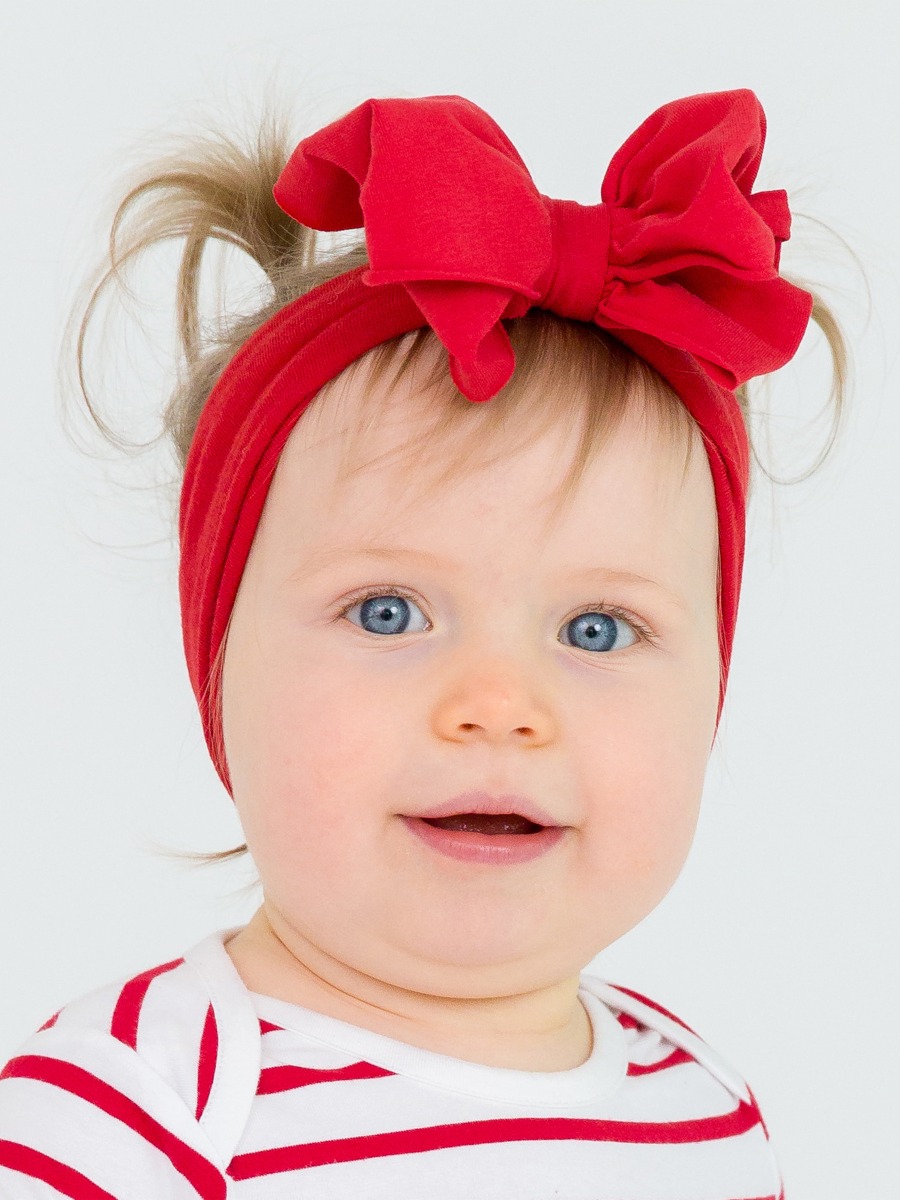 Red Big Bow Headband