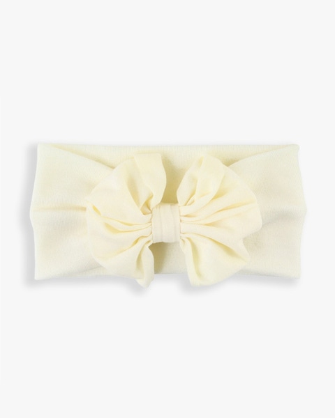 Ivory Big Bow Headband