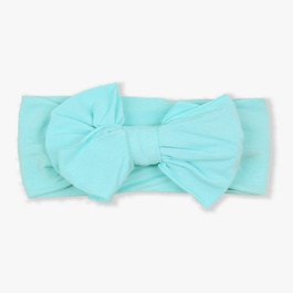 Island Blue Big Bow Headband