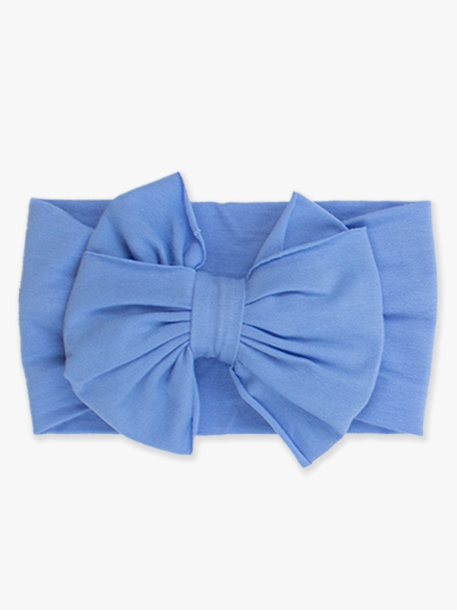 Periwinkle Blue Big Bow Headband