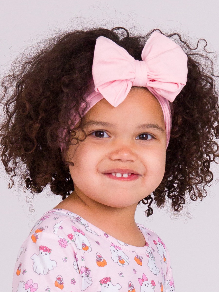 Light Pink Big Bow Headband