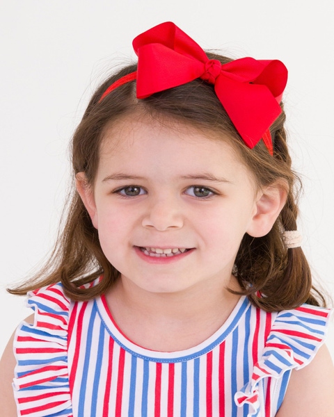 Red Bow Headband
