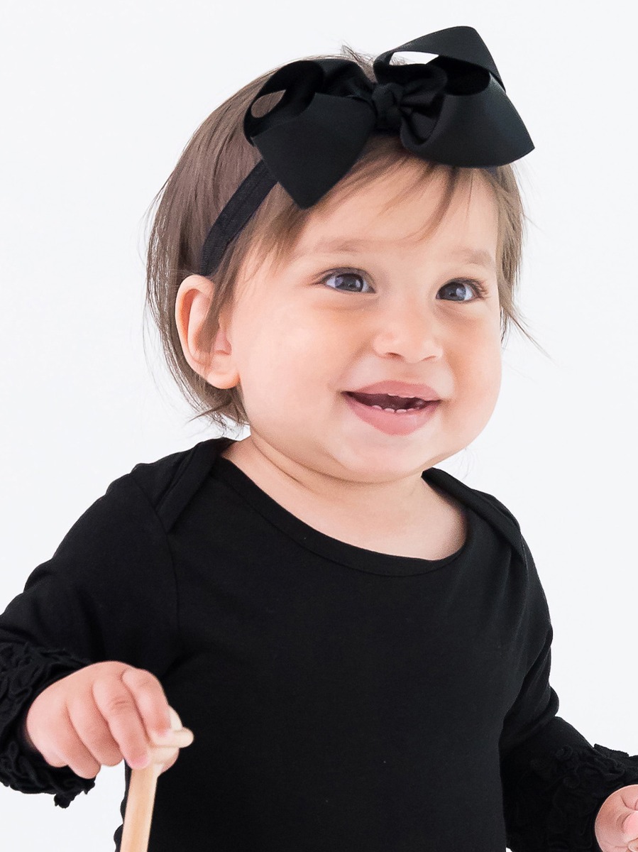 Black Bow Headband