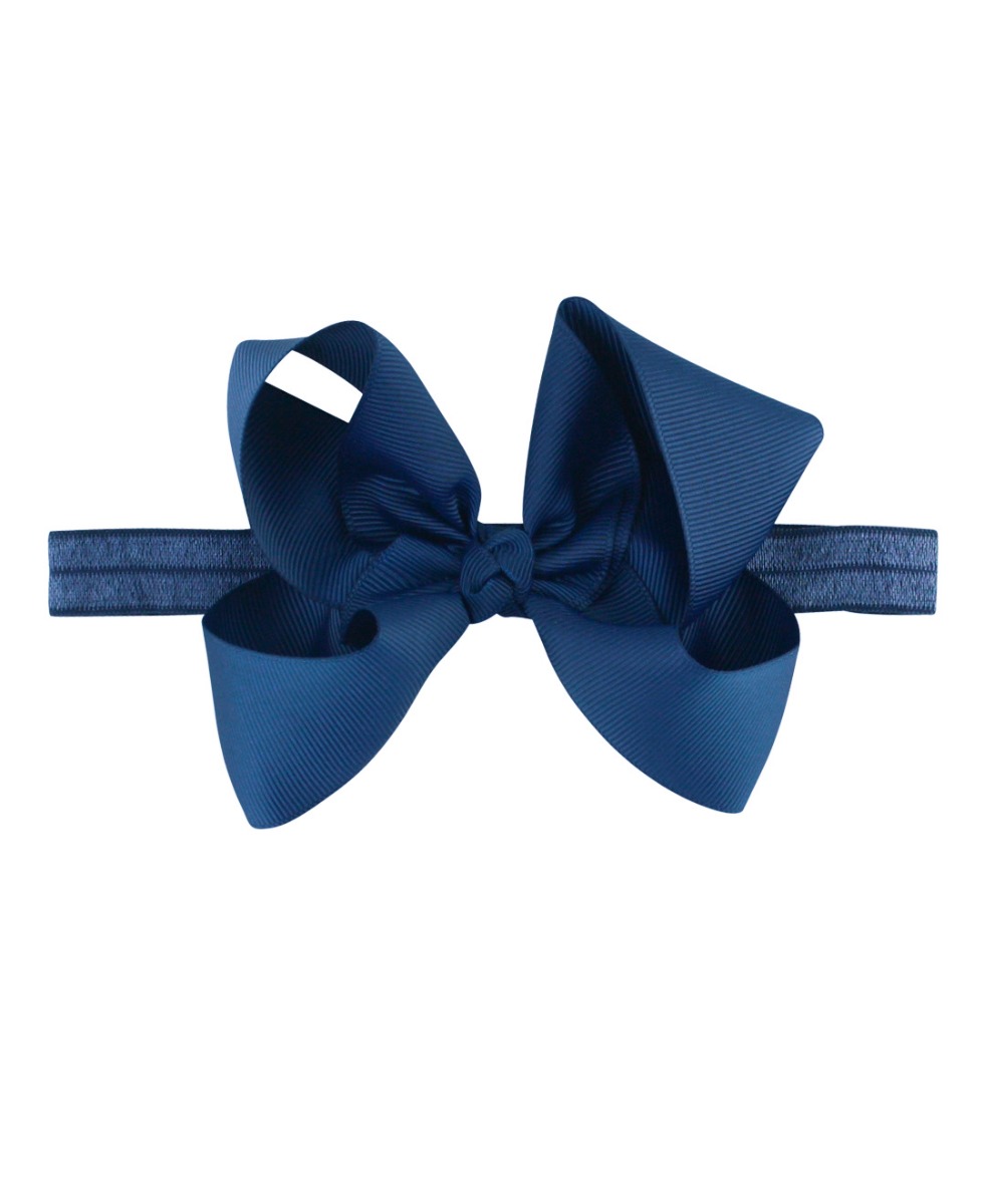 Dark Navy Bow Headband