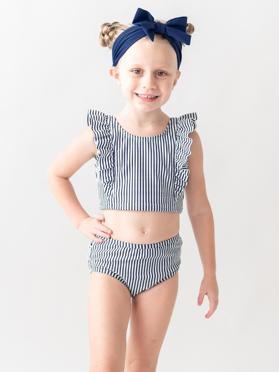 Navy Swim Bow Headband