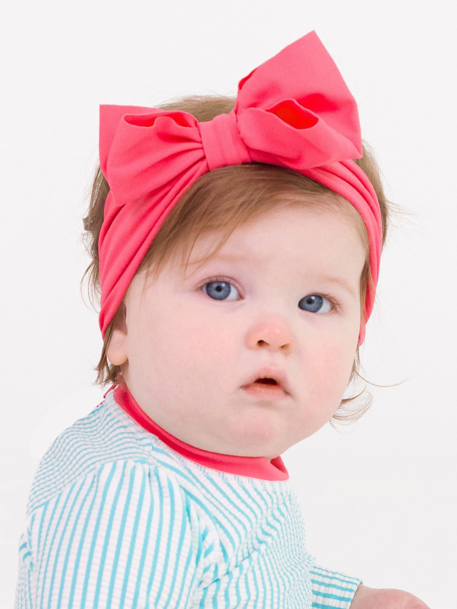 Hot Pink Swim Bow Headband