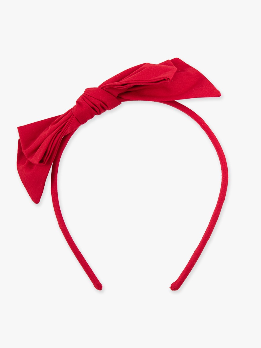 Red Skinny Big Bow Headband