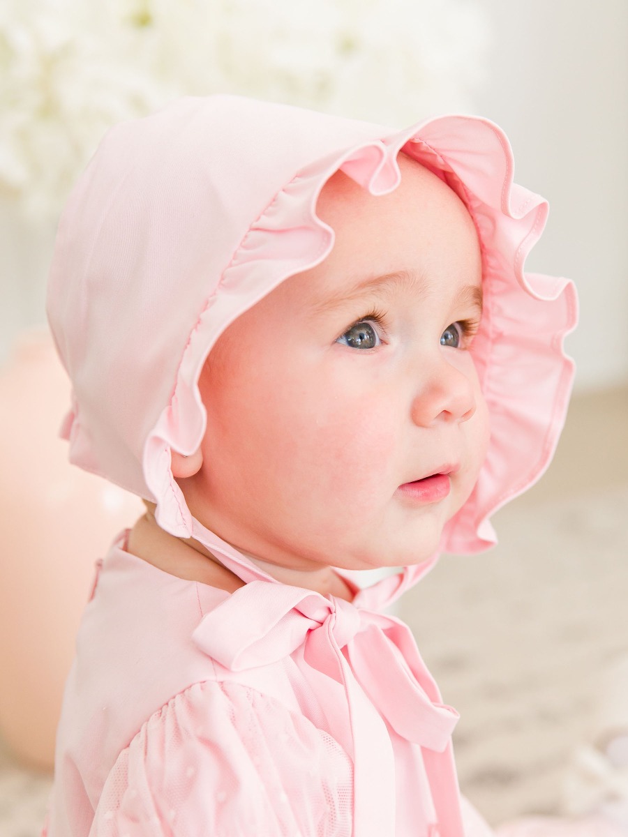 Baby Pink Bonnet
