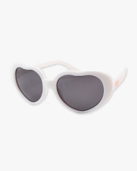 White Heart Shaped Sunglasses