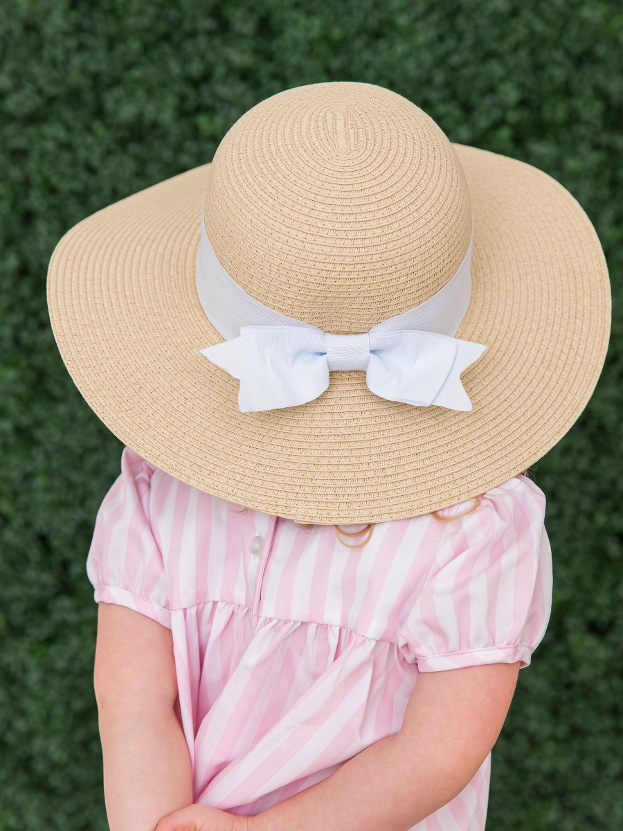White Floppy Sun Hat