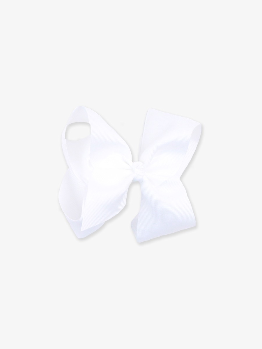 White Big Bow Hair Clip