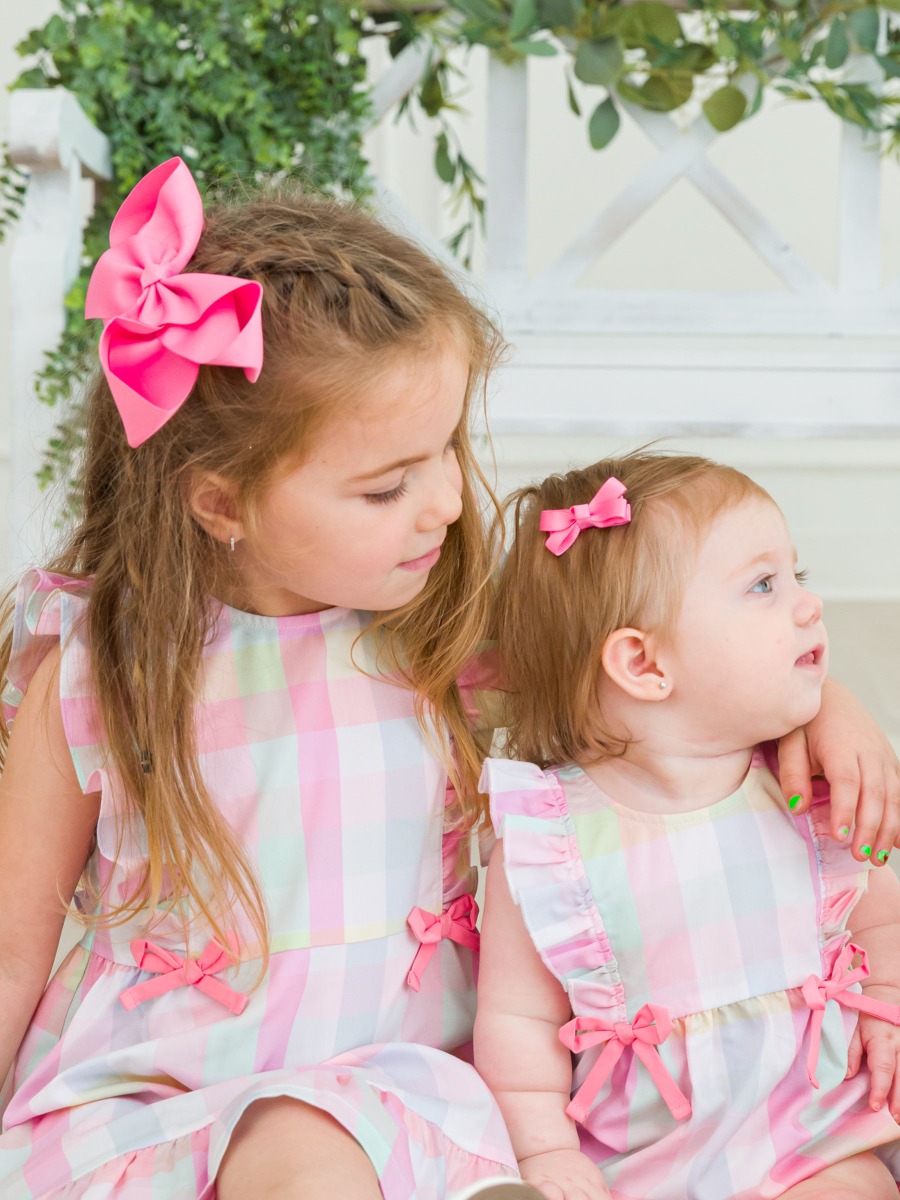 Bubblegum Pink Big Bow Hair Clip