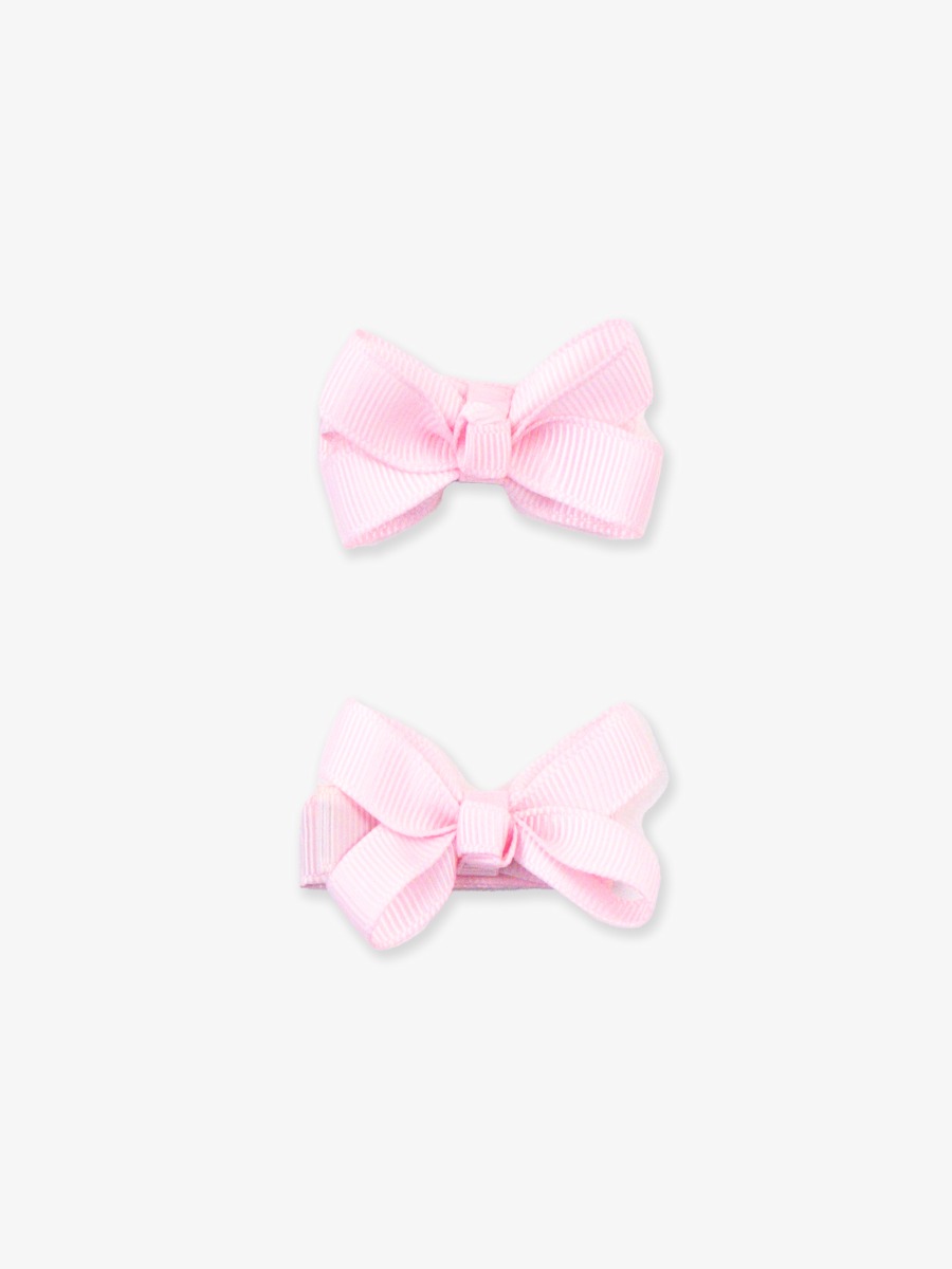Pink Small Bow Clip Set - One Size