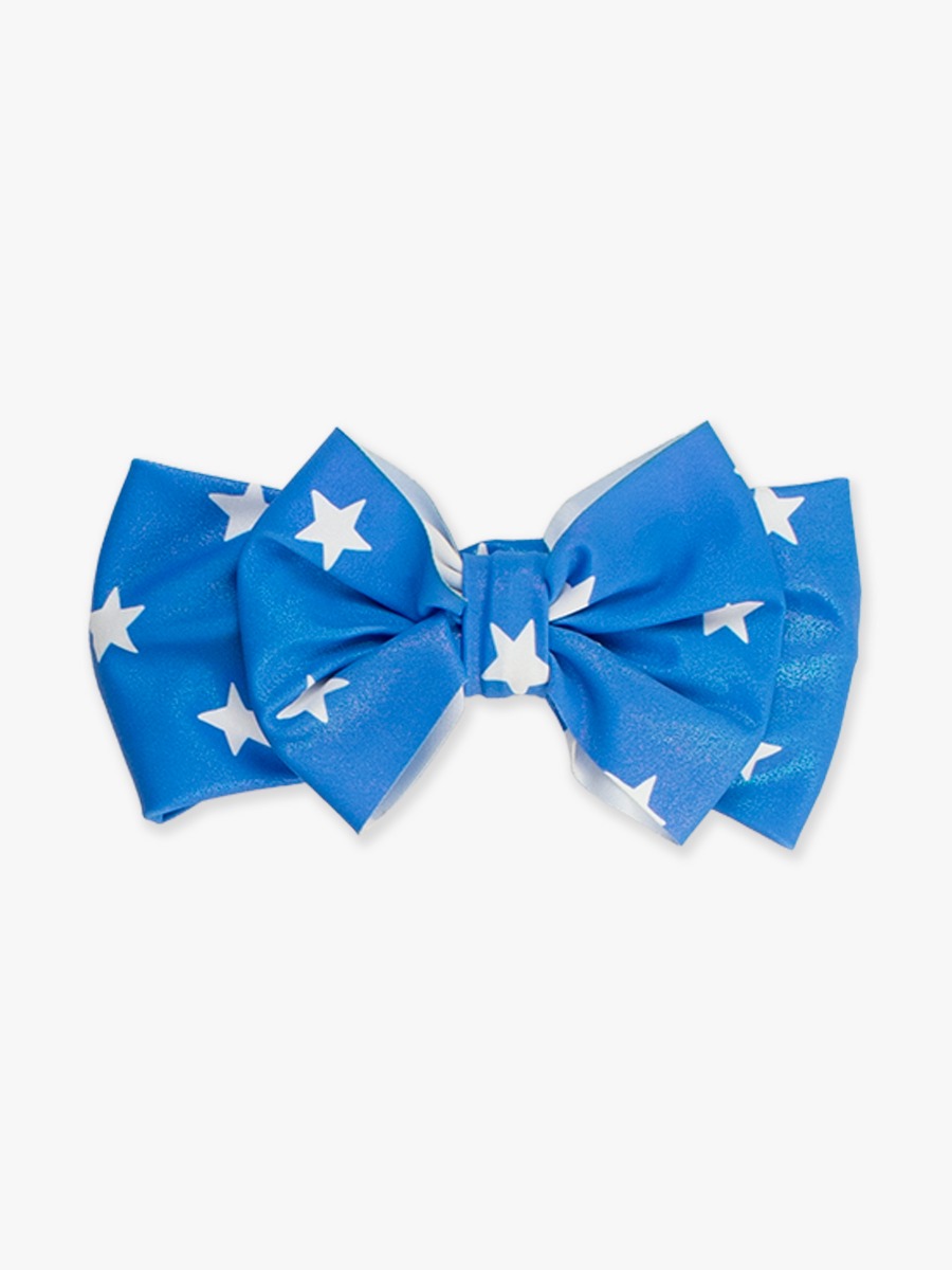 Blue Star Shimmer Swim Bow Headband