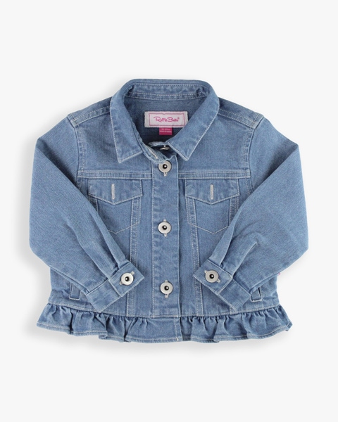 Light Wash Girls Denim Jacket