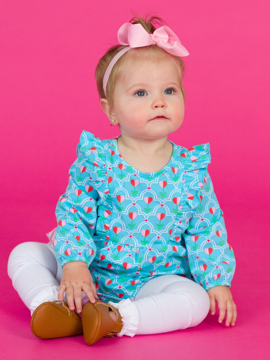 ロンパース・カバーオール Apolina Baby Enid Romper Cabin Stripe