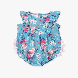 Fancy Me Floral Tank Waterfall Knit Romper
