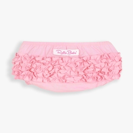 Baby Pink Woven RuffleButt Bloomer