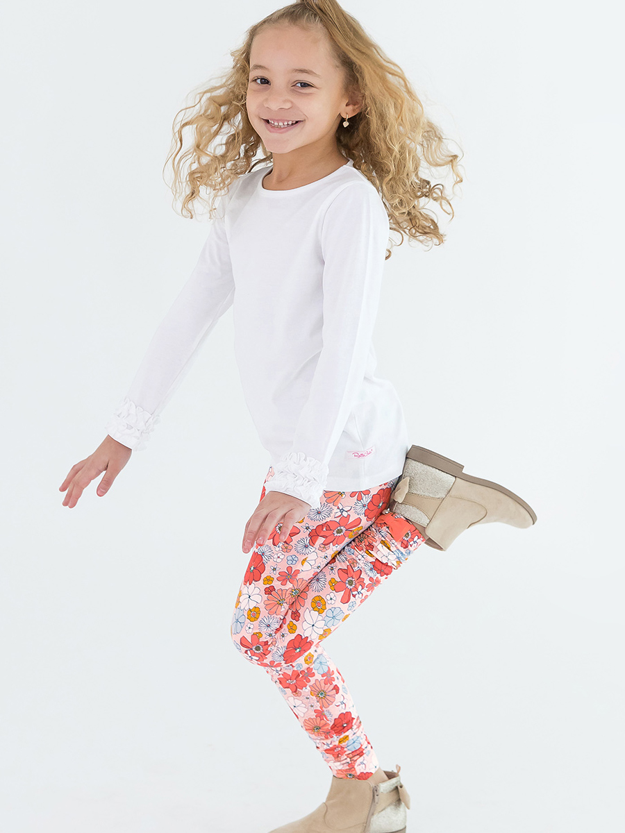 Ruffled Long Sleeve Layering Tee | RuffleButts & RuggedButts