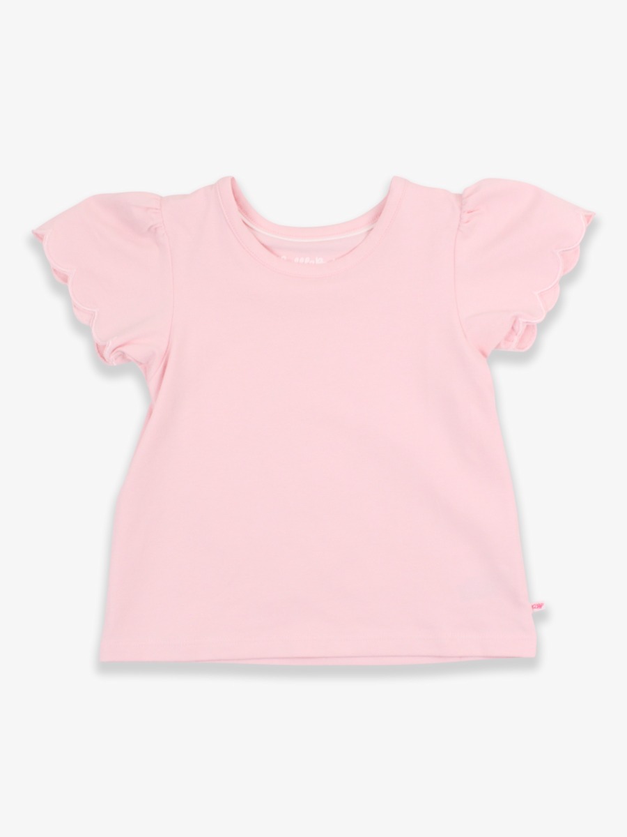 Pink Scallop Tee