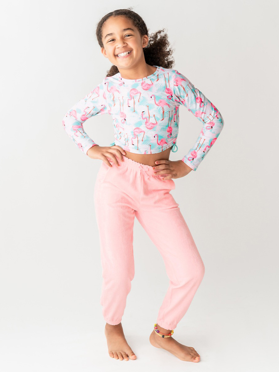 RUFFLOG】FLEX PLAYFIELD WIDE JOGGERPANTS Terry Knit Ruffle Jogger