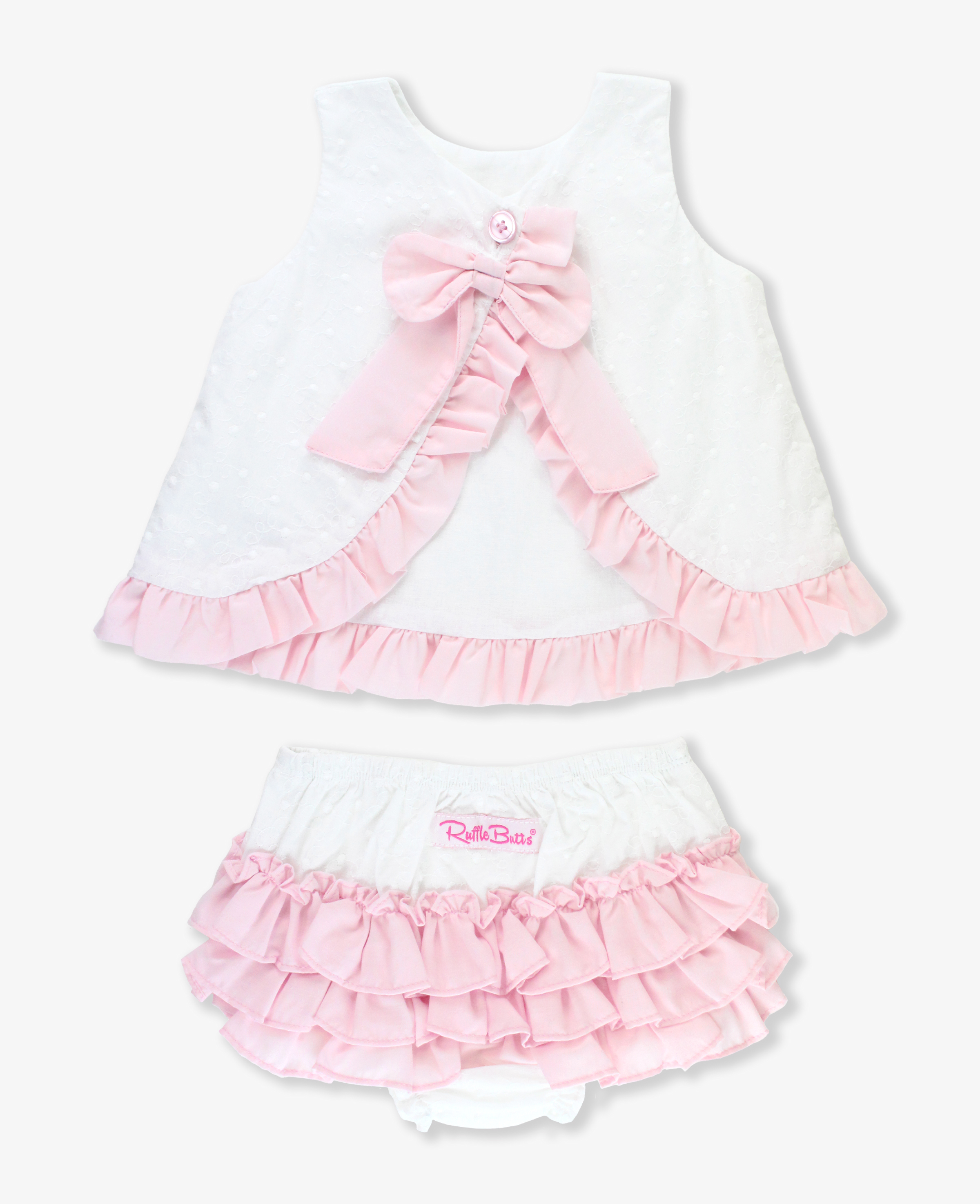 Swiss Dot Swing Top and Bloomer Set