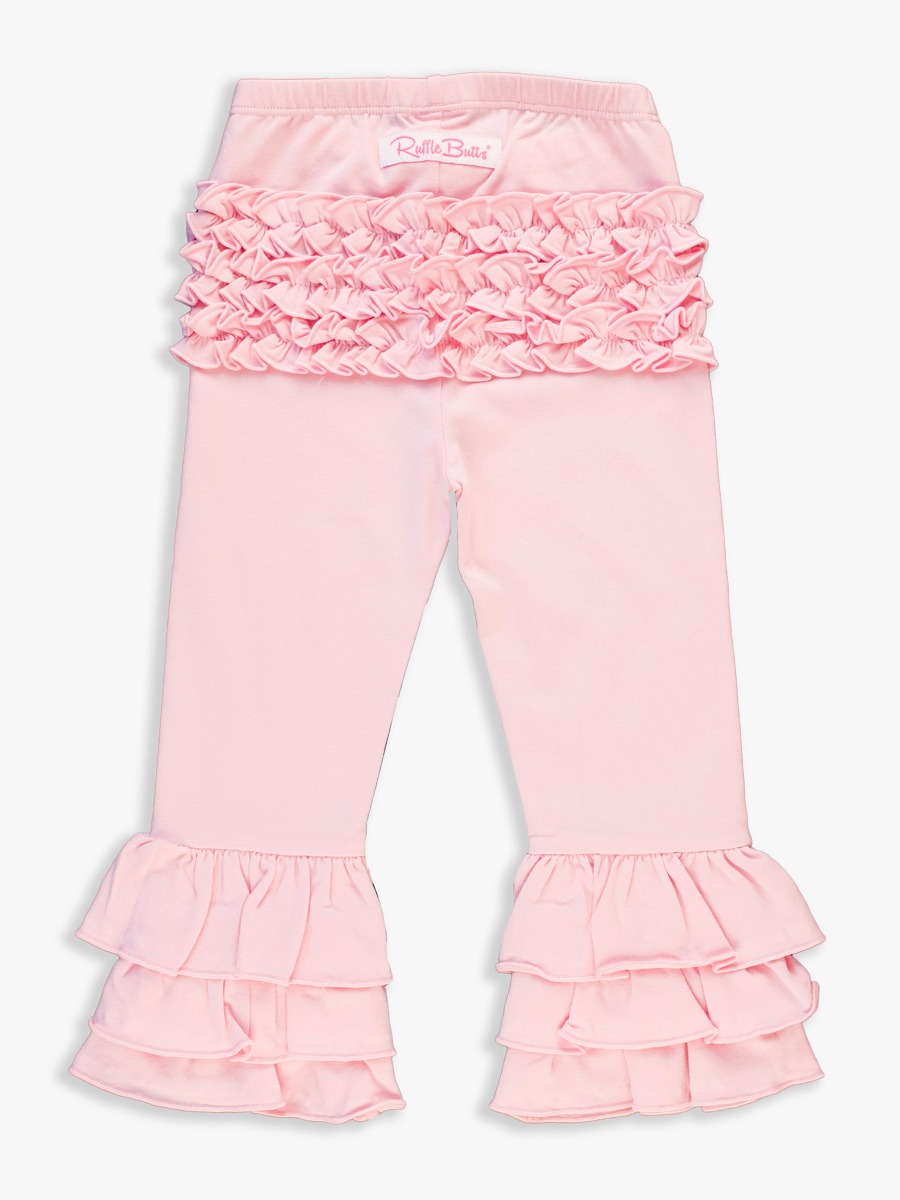 Baby Pink Ruffle Flare Pants