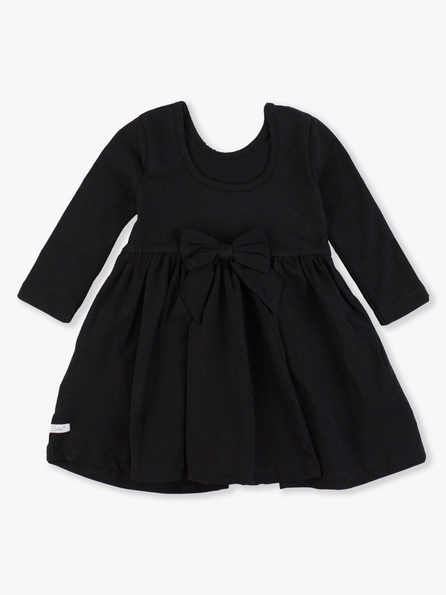 Knit Long Sleeve Twirl Dress | RuffleButts & RuggedButts
