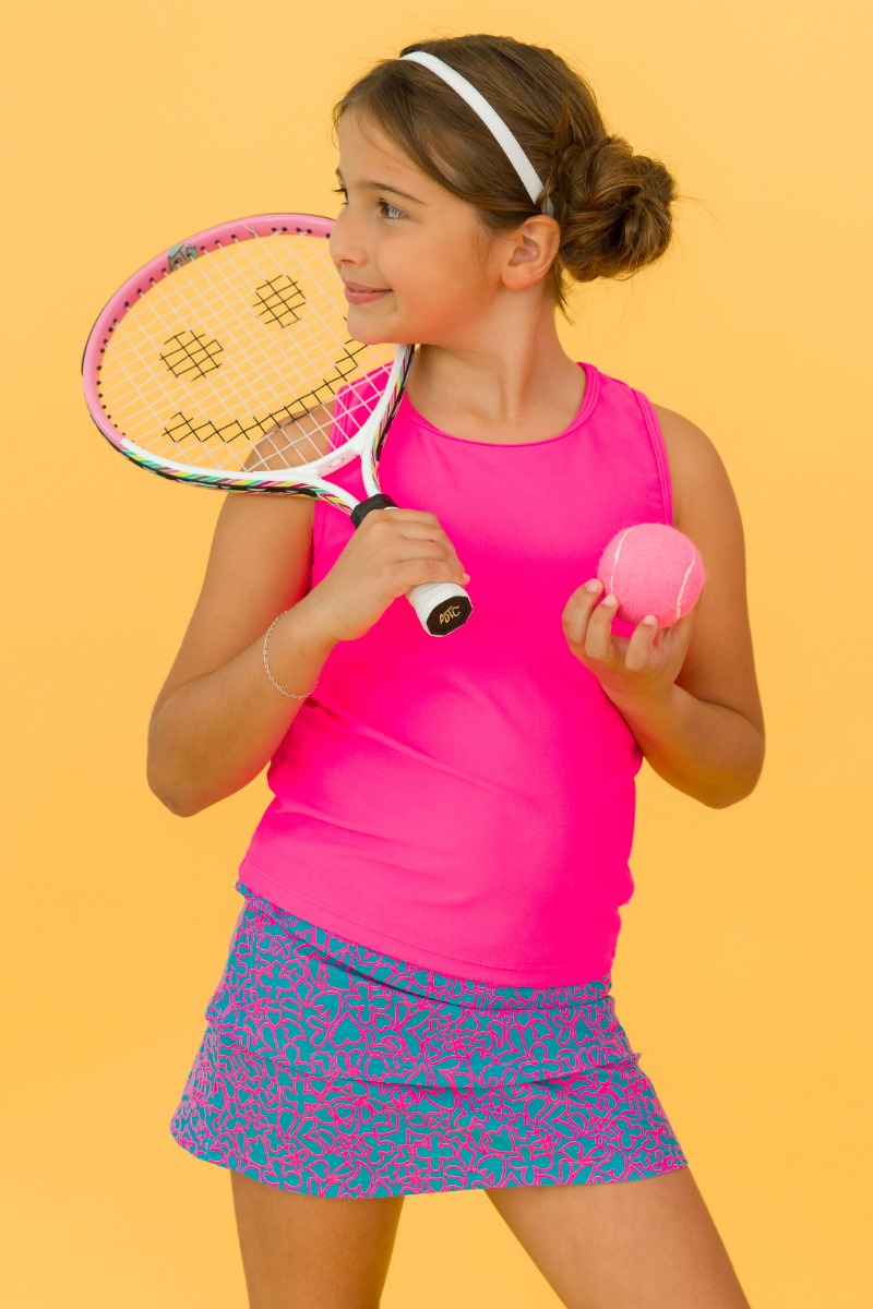 Neon Glow Active Skort