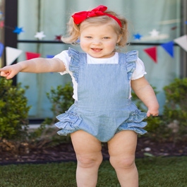 Flutter Overall Romper