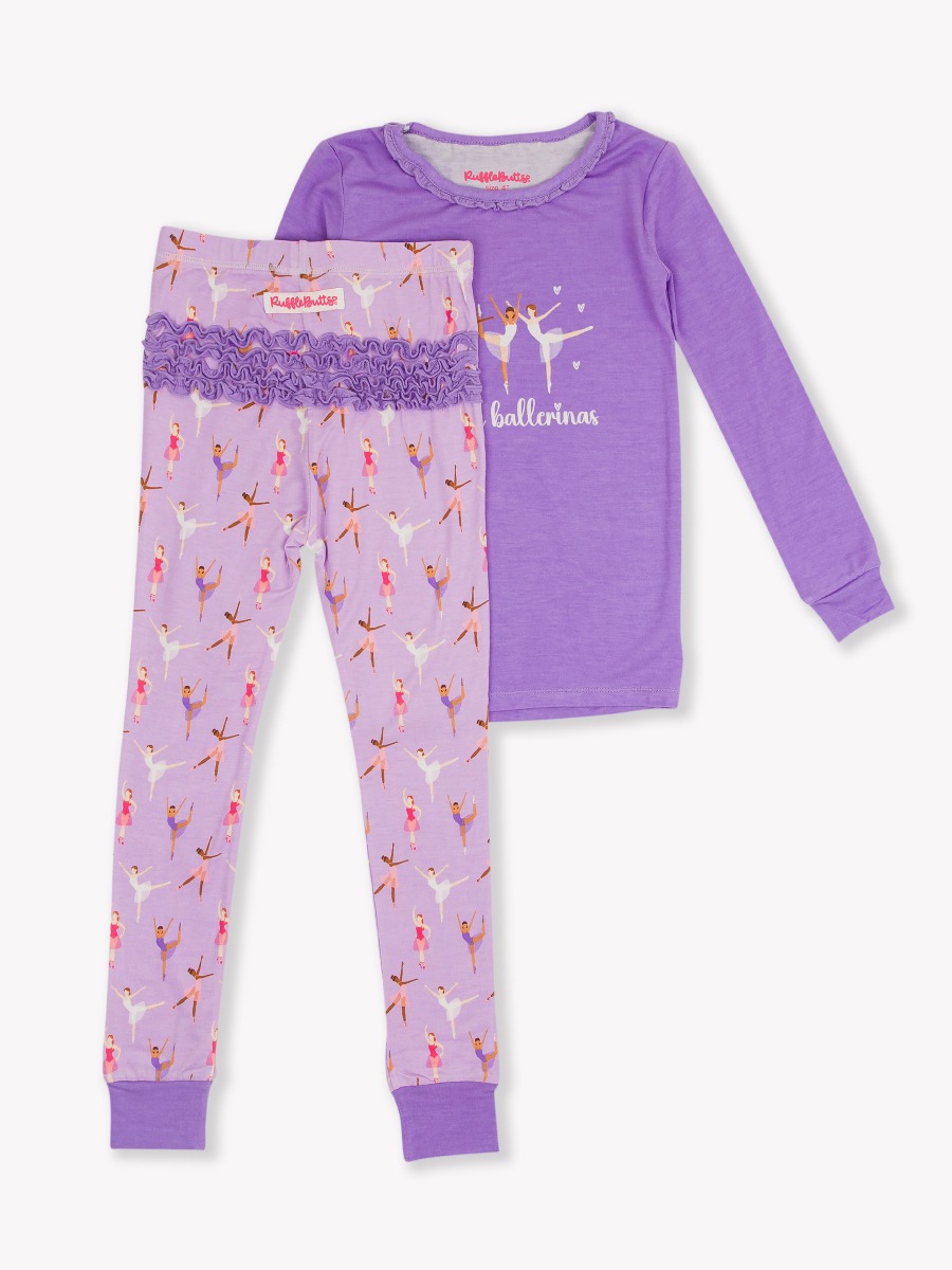 Baby Ballerinas Toddler Ruffle Long Sleeve Pajama Set