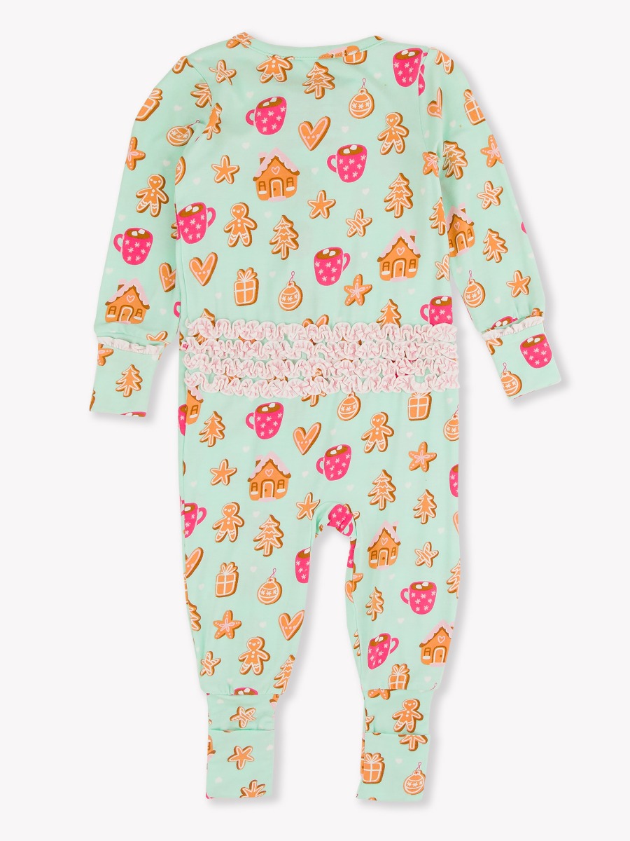Ruffle One Piece Convertible Pajamas