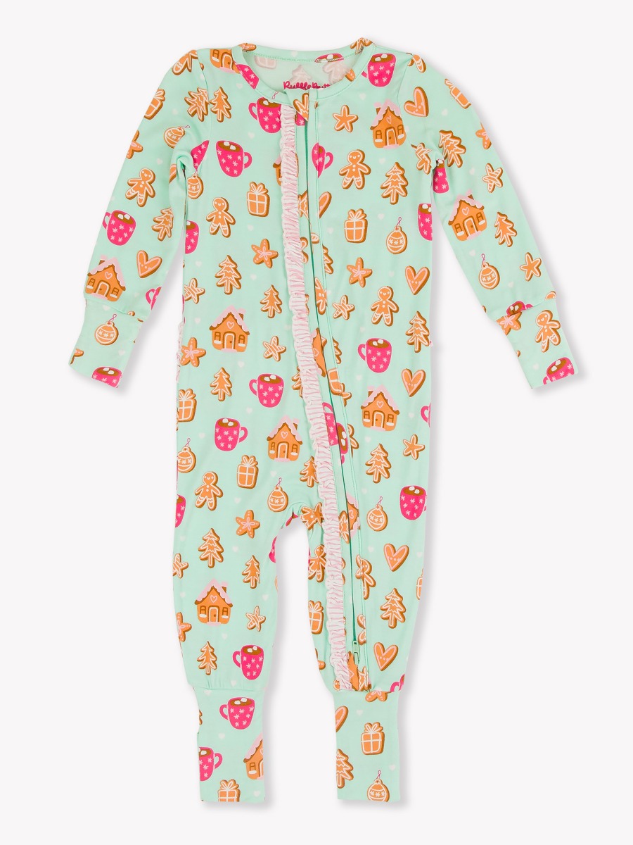 Ruffle One Piece Convertible Pajamas