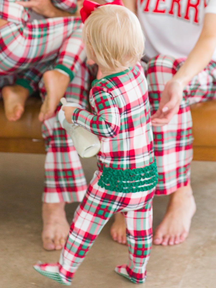 Dashing Dreams Plaid One Piece Footie Pajamas, Modal Blend