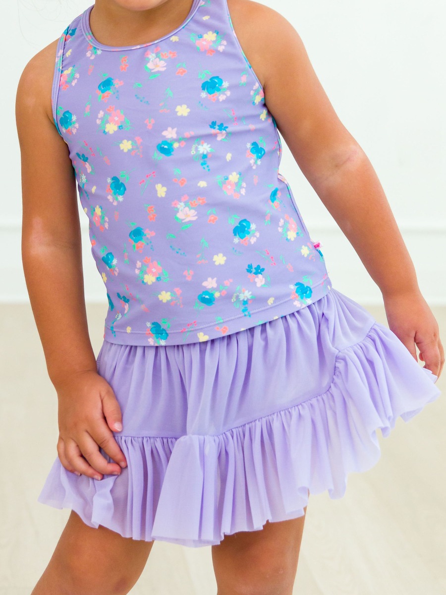 Lavender Active Tulle Skort