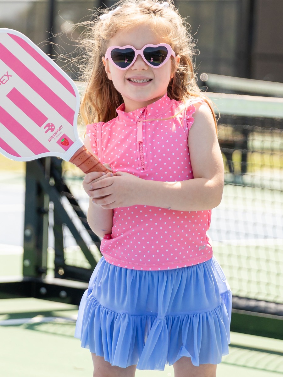 Periwinkle Blue Active Tulle Skort