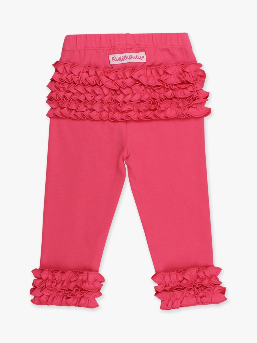 Hot Pink Ruffle Leggings