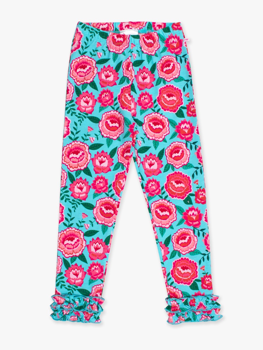 Bright Blossoms Ruffle Leggings