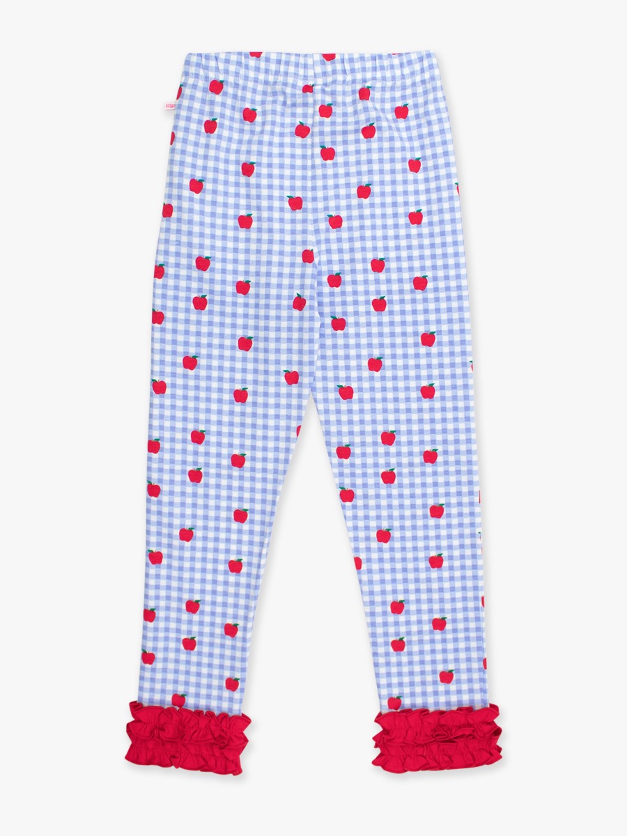 Apple Orchard Gingham Ruffle Leggings