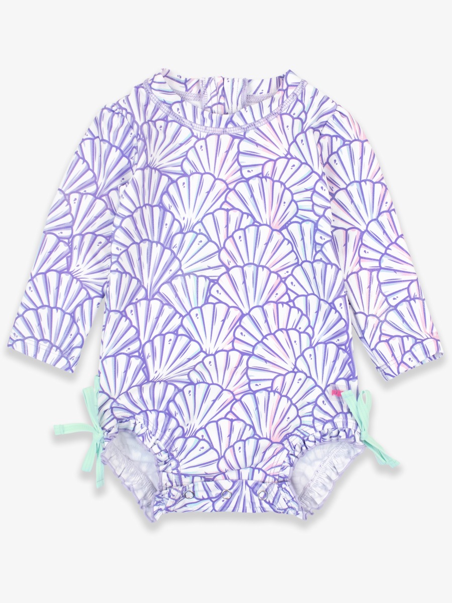 Magical Mermaid Long Sleeve One Piece Rash Guard