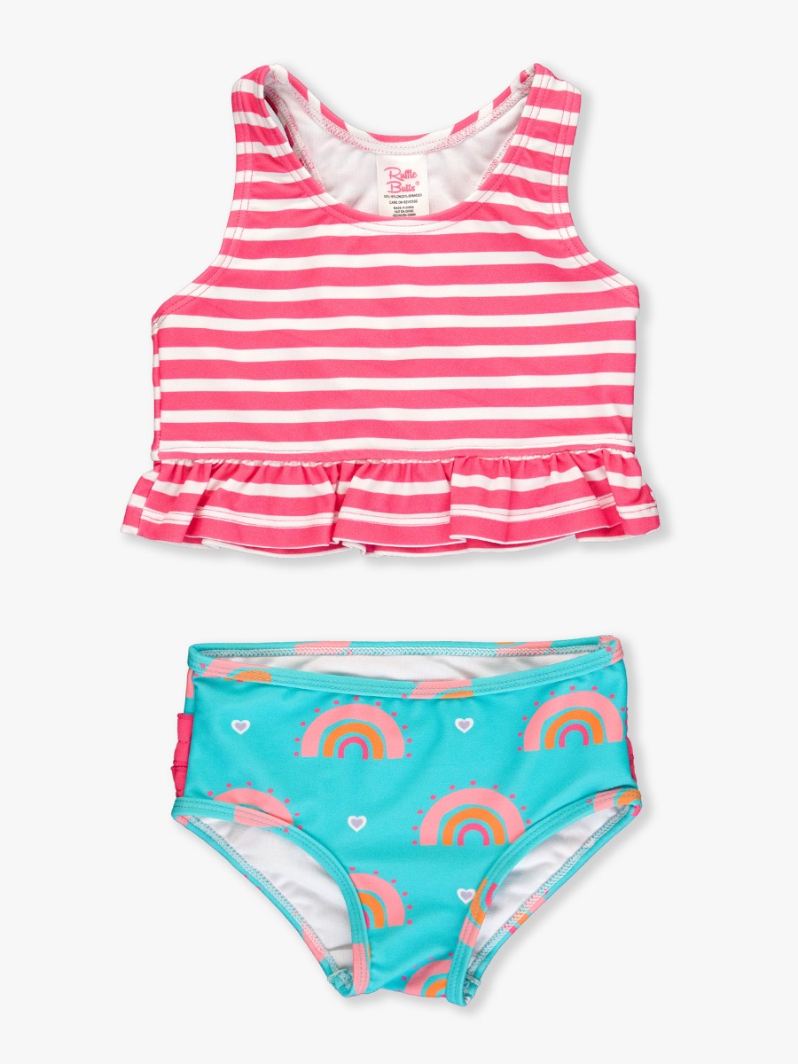 Catching Rainbows Peplum Tankini
