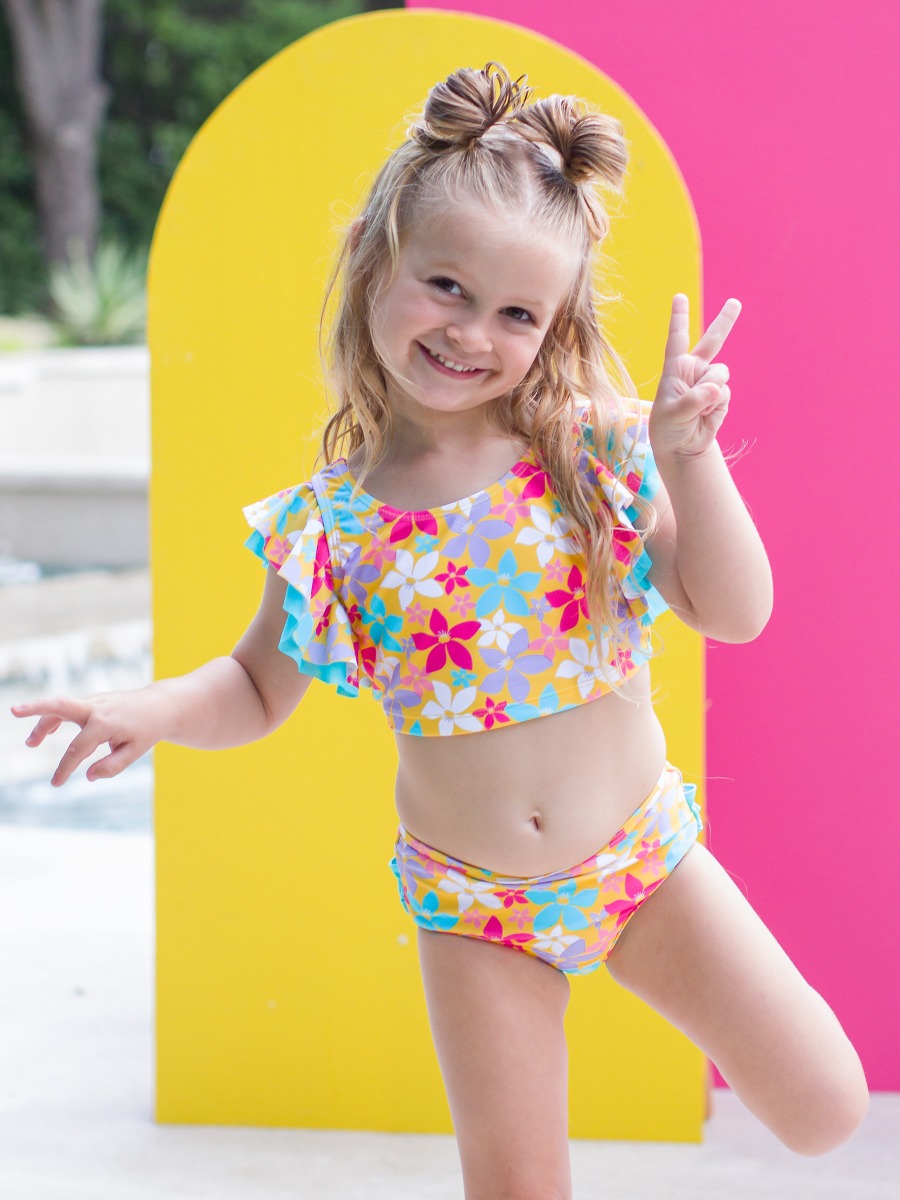 Endless Summer Floral Butterfly Tankini
