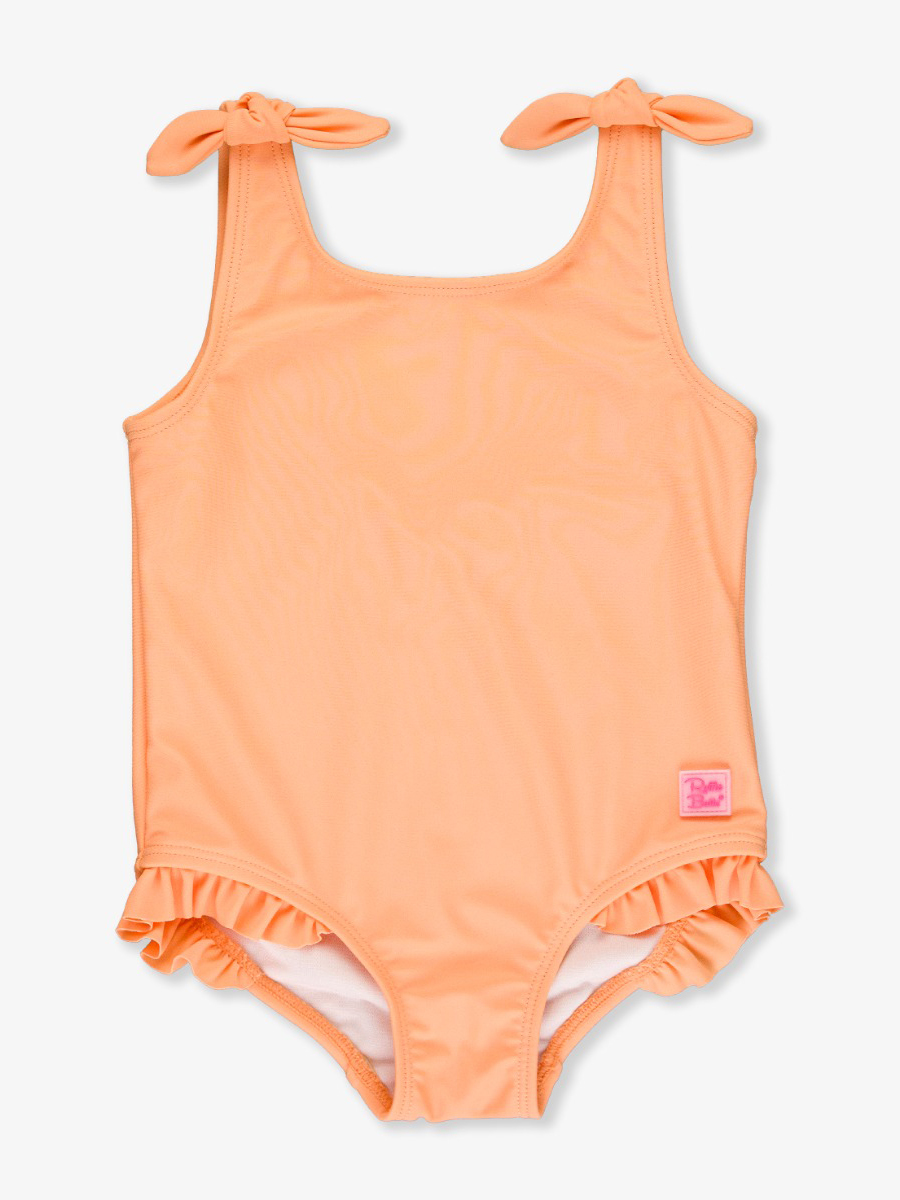 Melon Tie Shoulder One Piece - 3-6m
