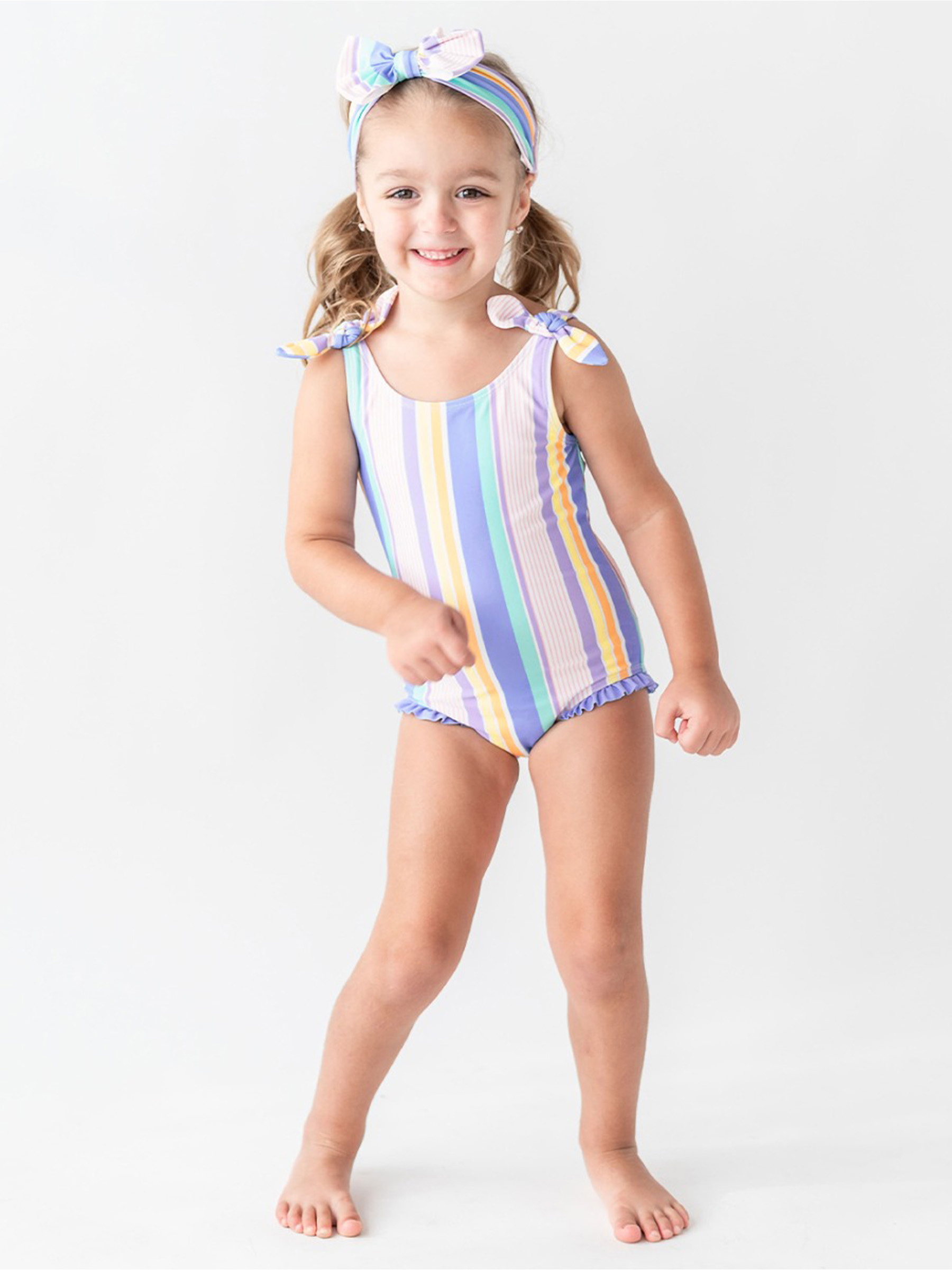 Tie Shoulder One Piece | RuffleButts & RuggedButts