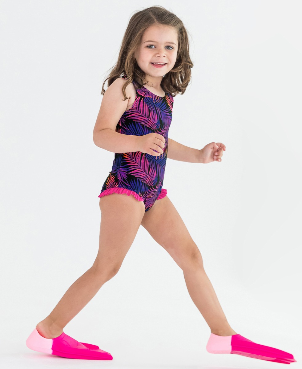 Marine Glow Tie Shoulder One Piece
