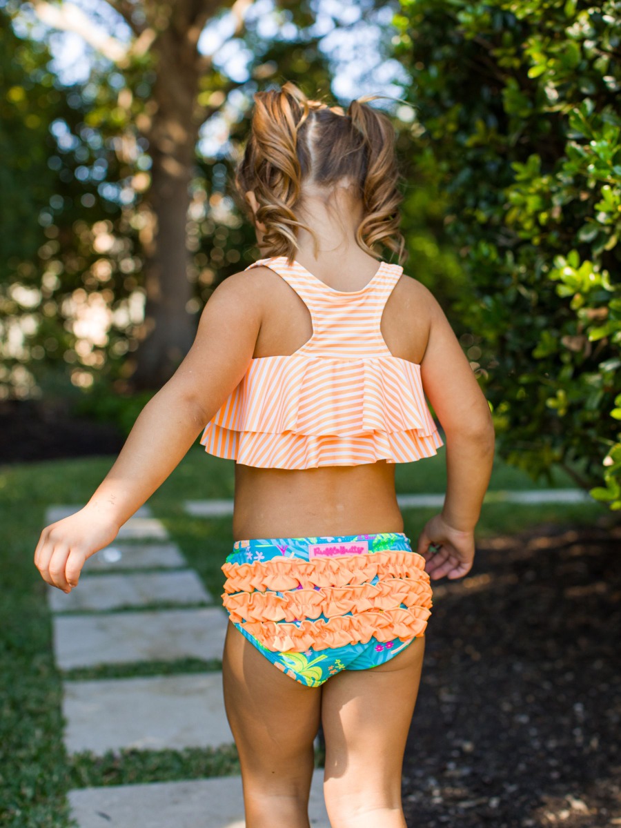 Neon Tiki Vibes Flounce Bikini